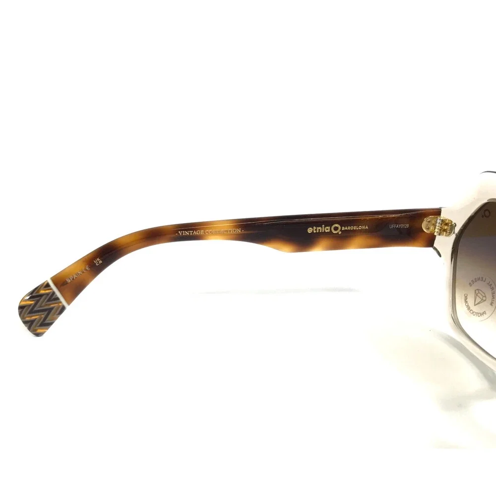 Etnia Barcelona Sunglasses ES VEDRA SUN GYHV Gray Havana Frames w/ Brown Lenses